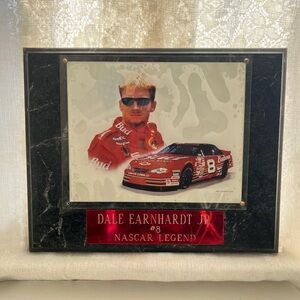 Red NASCAR Wall Plaque